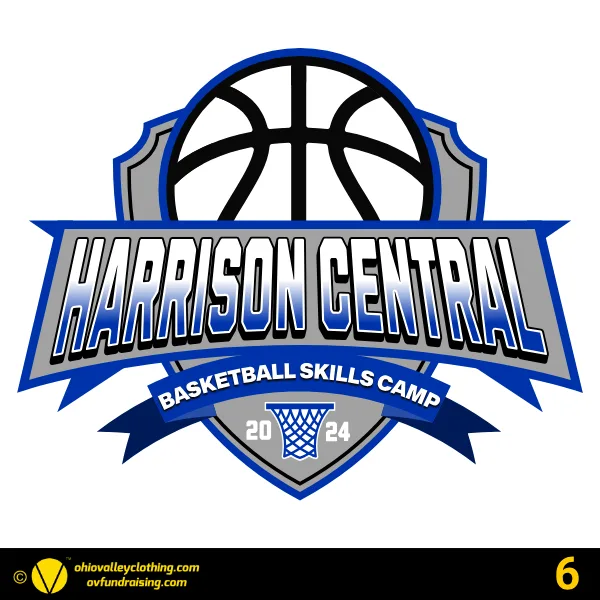 Harrison Central Basketball Skills Camp 2024- Design 06