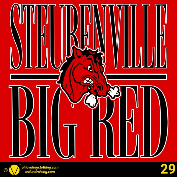 Steubenville Big Red Baseball 2026 - Design 29