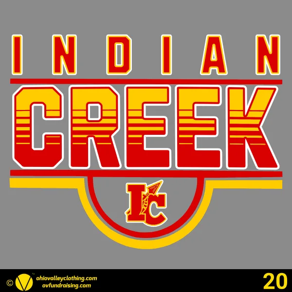 Indian Creek Middle School Football 2024 Design 20