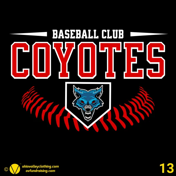 SV Coyotes Baseball Club Fall 2024 Design 13