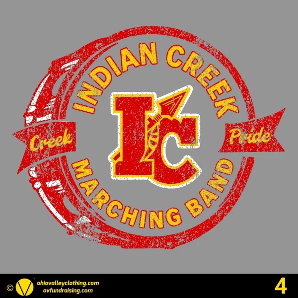 Indian Creek Marching Band 2024 Design 04