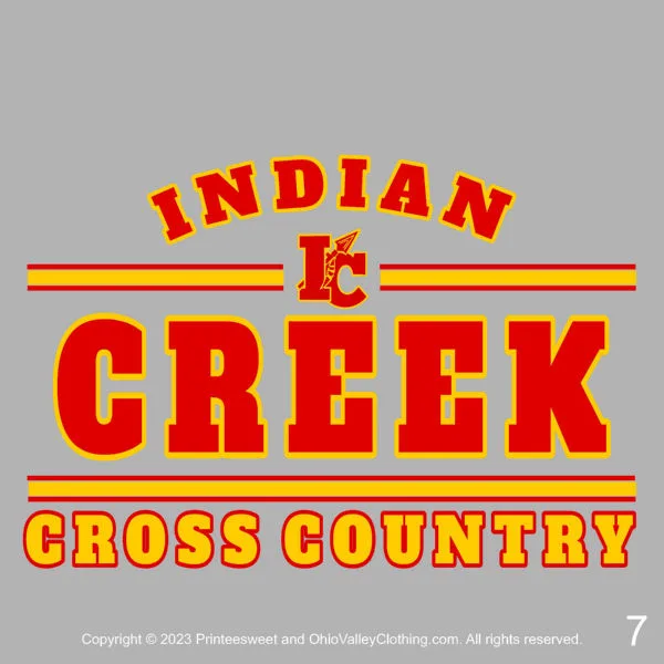 Indian Creek Cross Country 2023 Fundraising Sample Designs Page 07