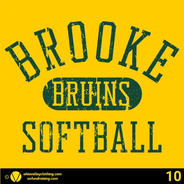 Brooke Middle School Softball 2026 Design 10