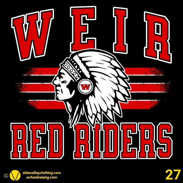 Weir Middle School Football 2025 Design 27