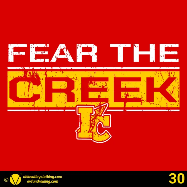 Indian Creek Football Boosters 2026 Design 30