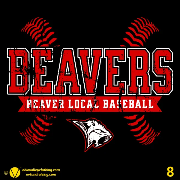 Beaver Local Baseball 2026 Design 08