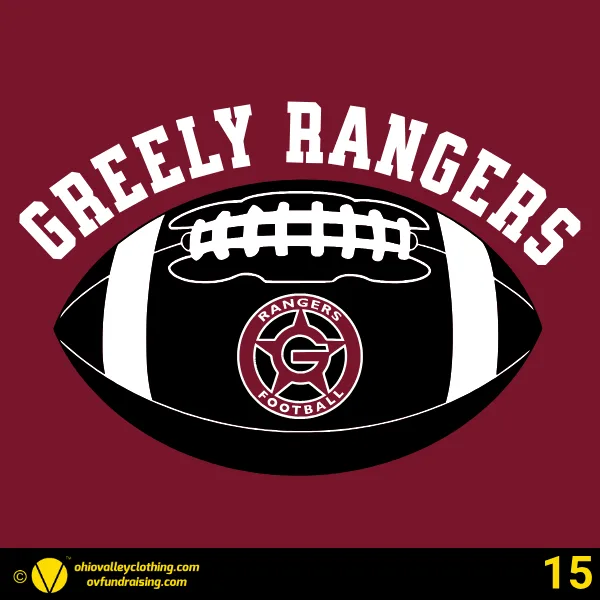 Greely Rangers Football 2026 Design 15