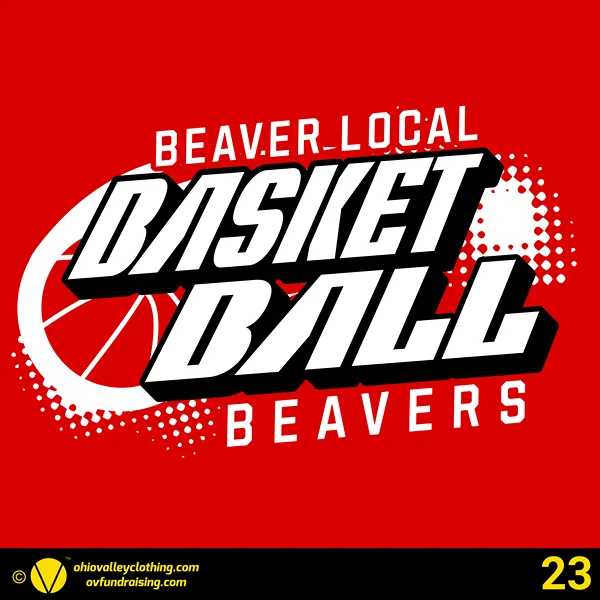 Beaver Local Boys Basketball 2024-2025 Design 23