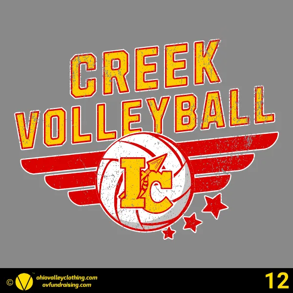 Indian Creek Volleyball 2024- Design 12