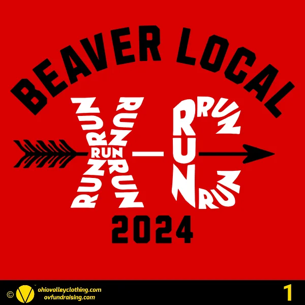 Beaver Local Cross Country Fundraiser 2024- Design 01