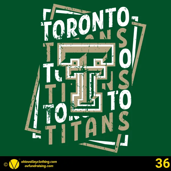 Toronto Titans Youth Football & Cheer 2026 Design 36