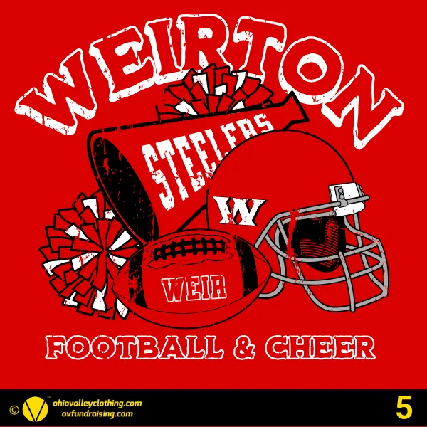 Weirton Steelers Cheering Organization 2026 - Design 05
