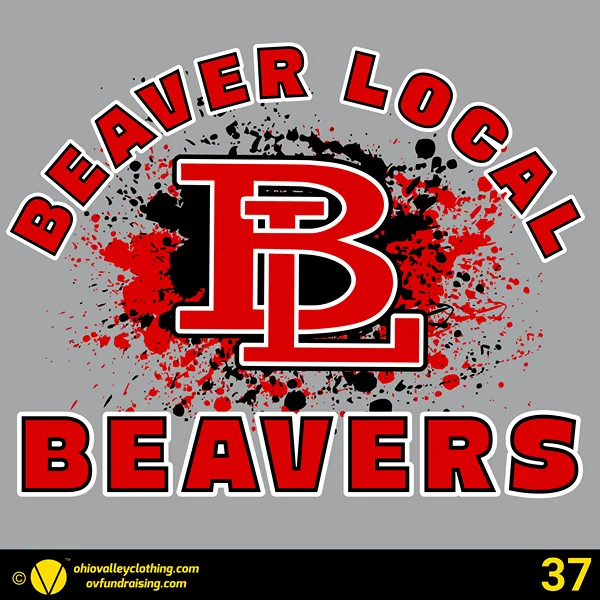 Beaver Local Boys Basketball 2024-2025 Design 37
