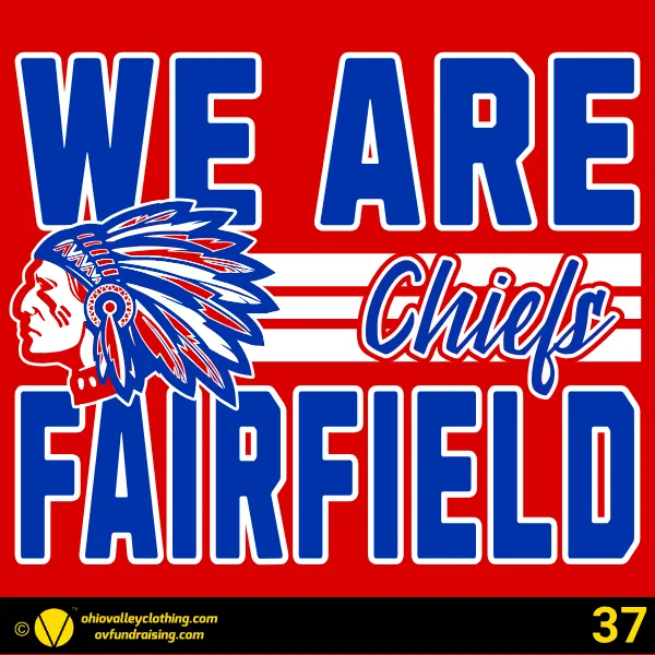Fairfield Chiefs Baseball 2026 Design 37