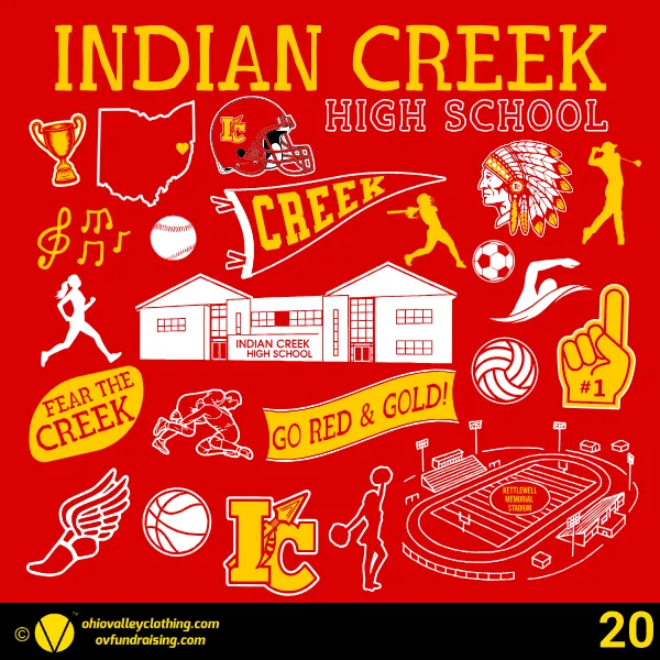 Indian Creek Athletic Boosters 2026 Design 20