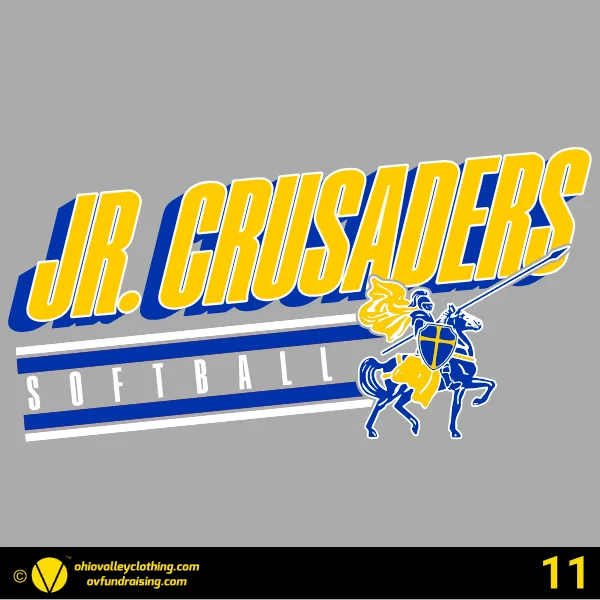 Jr Crusaders Softball 2026 Design 11