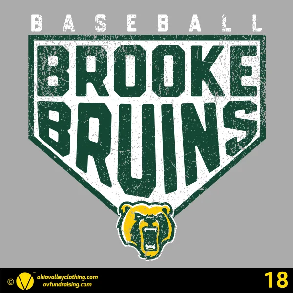 Brooke Middle School Club Baseball 2026 Design 18