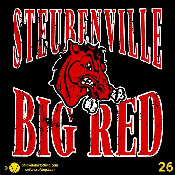 Steubenville Big Red Baseball 2026 - Design 26