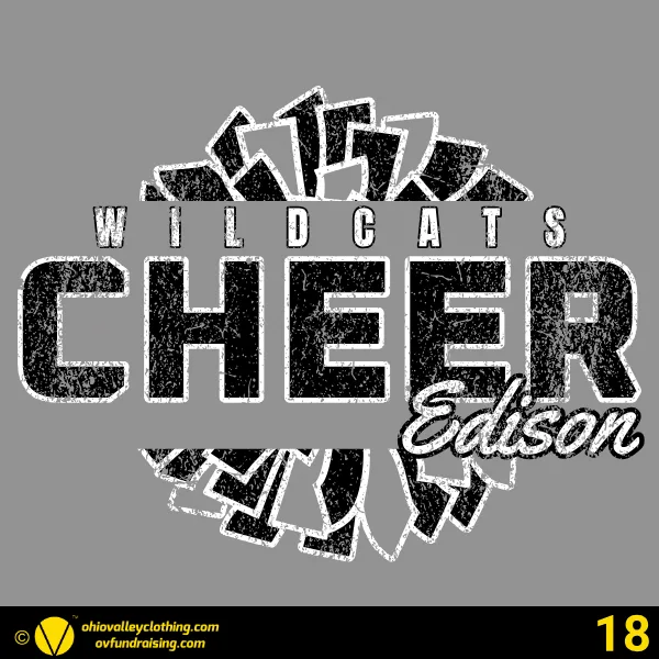 Edison High School Cheer 2024 Design 18