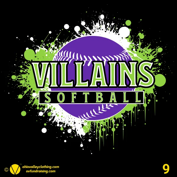 Villains Softball 2024 Design 09