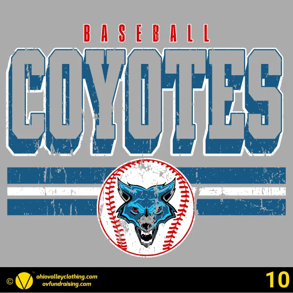 Coyotes Baseball Spring 2026 Design 10