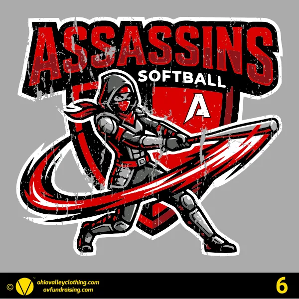 Assassins Softball Spring 2026 Design 06