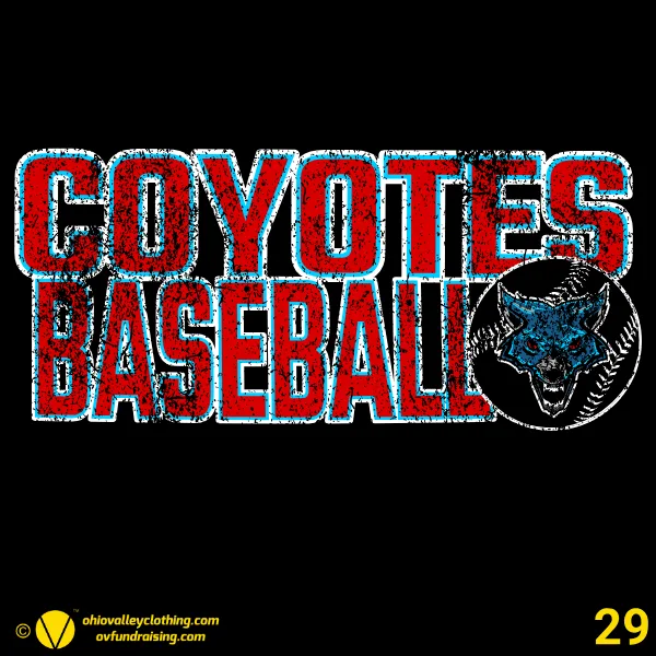 SV Coyotes Baseball Club Fall 2024 Design 29