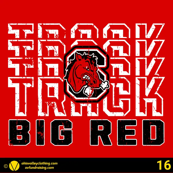Steubenville Big Red Track 2026 Design 16