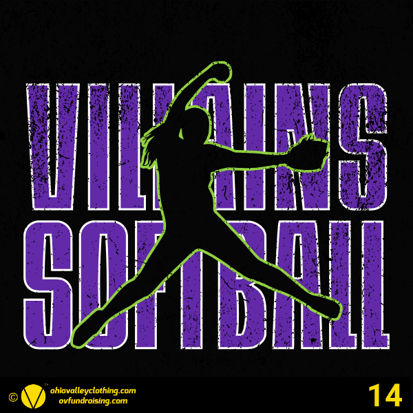 Villains Softball 2024 Fundraising Sample Designs Villains Softball 2024 Design 14
