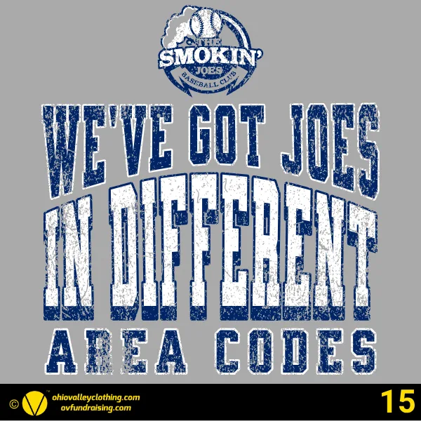 The Smokin' Joes Baseball Club Fall 2024 Design 15