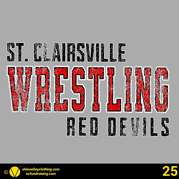 St. Clairsville Wrestling Club 2024-2025 Design 25