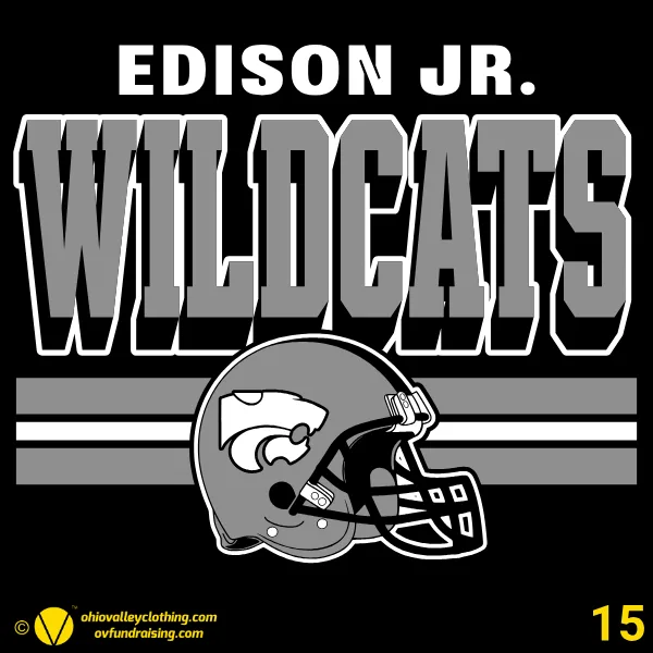 Edison Jr Wildcats Football 2026 Design 15