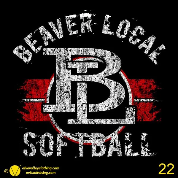 Beaver Local Softball 2024 Design 22