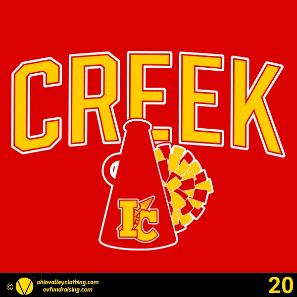 Indian Creek High School Cheerleaders 2025 Design 20