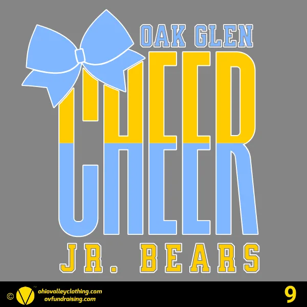 Oak Glen Jr. Bears Cheer 2025 Design 09