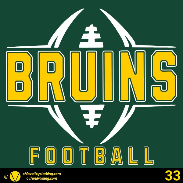 Brooke Middle School Football 2025 Design 33