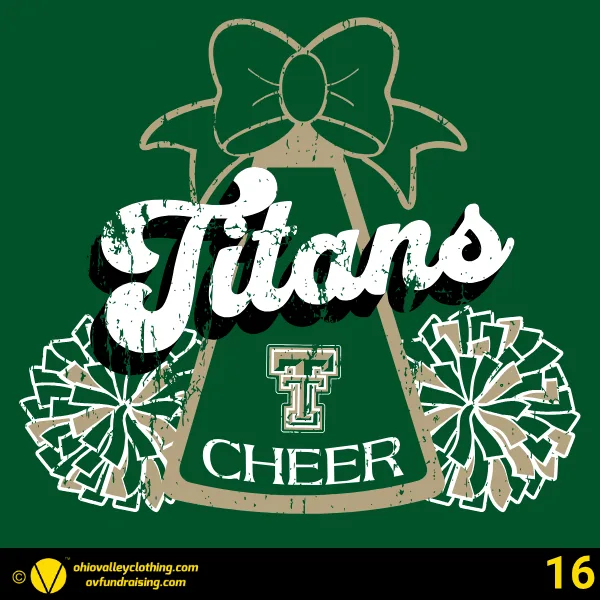 Toronto Titans Youth Football & Cheer 2026 Design 16