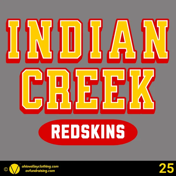 Indian Creek High School Cheerleaders 2025 Design 25