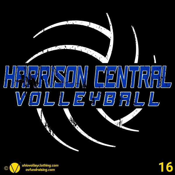 Harrison Central Volleyball Parents Club 2026 Design 16