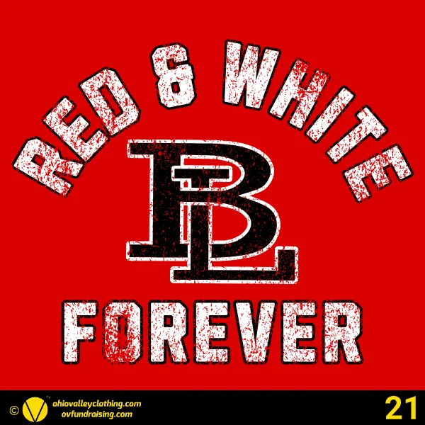 Beaver Local Red Pride Band Boosters 2024 Design 21