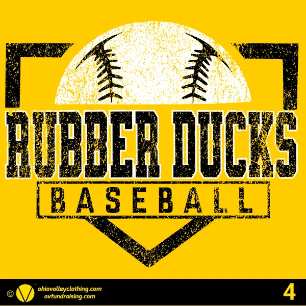 Rubber Ducks Baseball 2024 Design 04