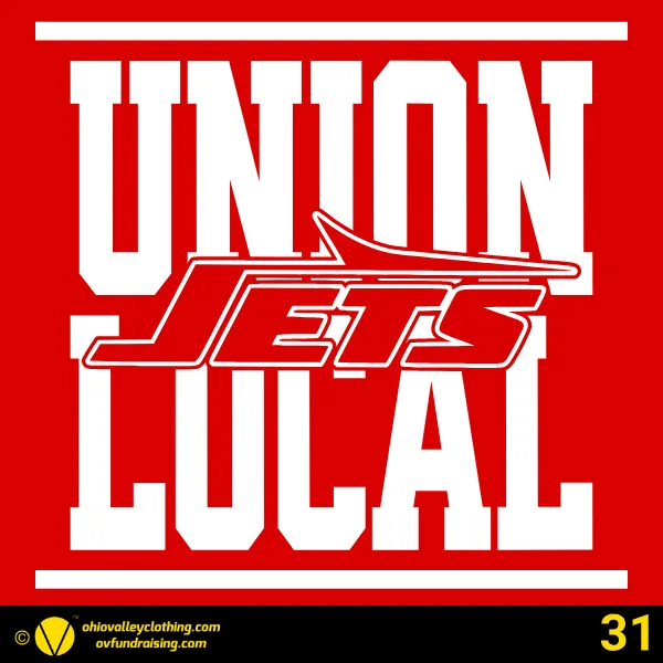 Union Local Little Jets Football 2026 Design 31
