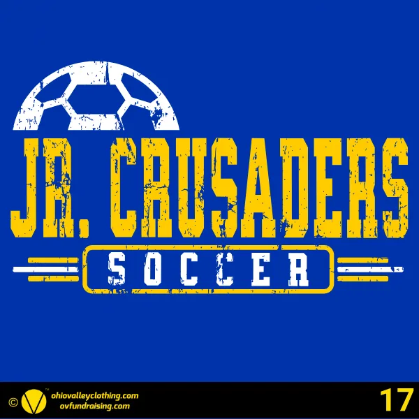 Jr. Crusaders Soccer 2026 Design 17