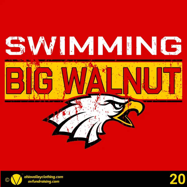 Big Walnut High School Swim Team 2026 Design 20