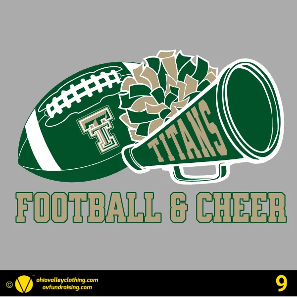 Toronto Titans Youth Football & Cheer 2026 Design 09
