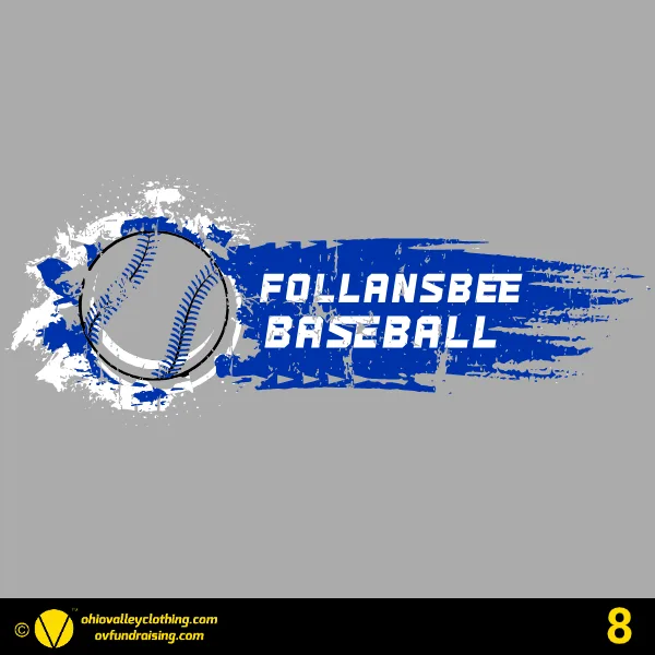 Follansbee Baseball & Softball Association 2025 Design 08