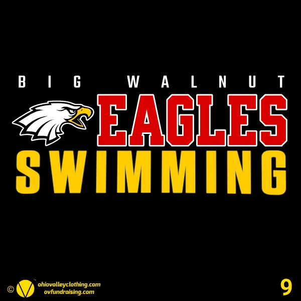 Big Walnut High School Swim Team 2026 Design 09