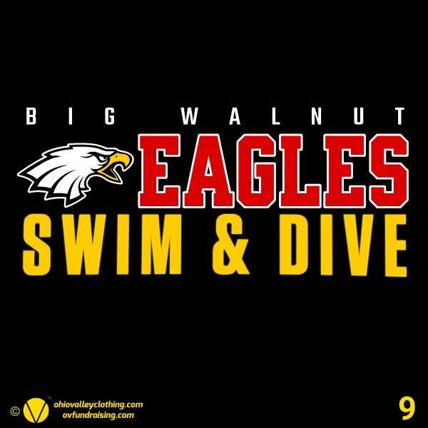 Big Walnut High School Swim Team 2026 Design 09