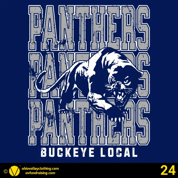 Buckeye Local Junior Panthers Basketball 2026 Design 24