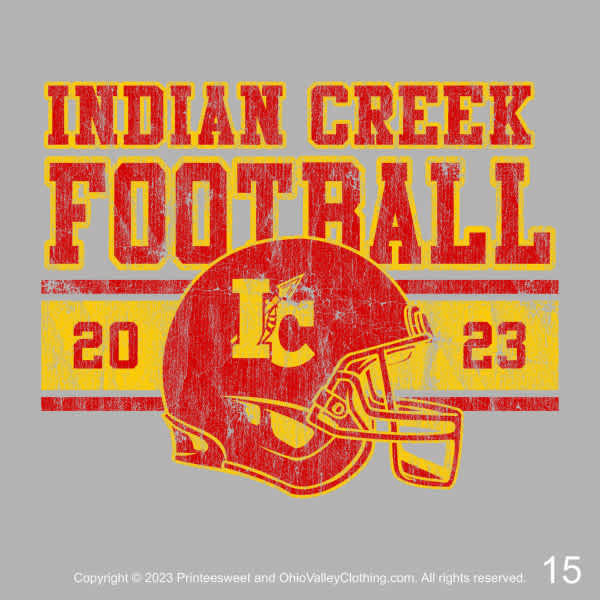 Indian Creek Boosters 2023 Sample Designs for Night at the Races and Locker Indian Creek Boosters 2023 Football Designs Page 15